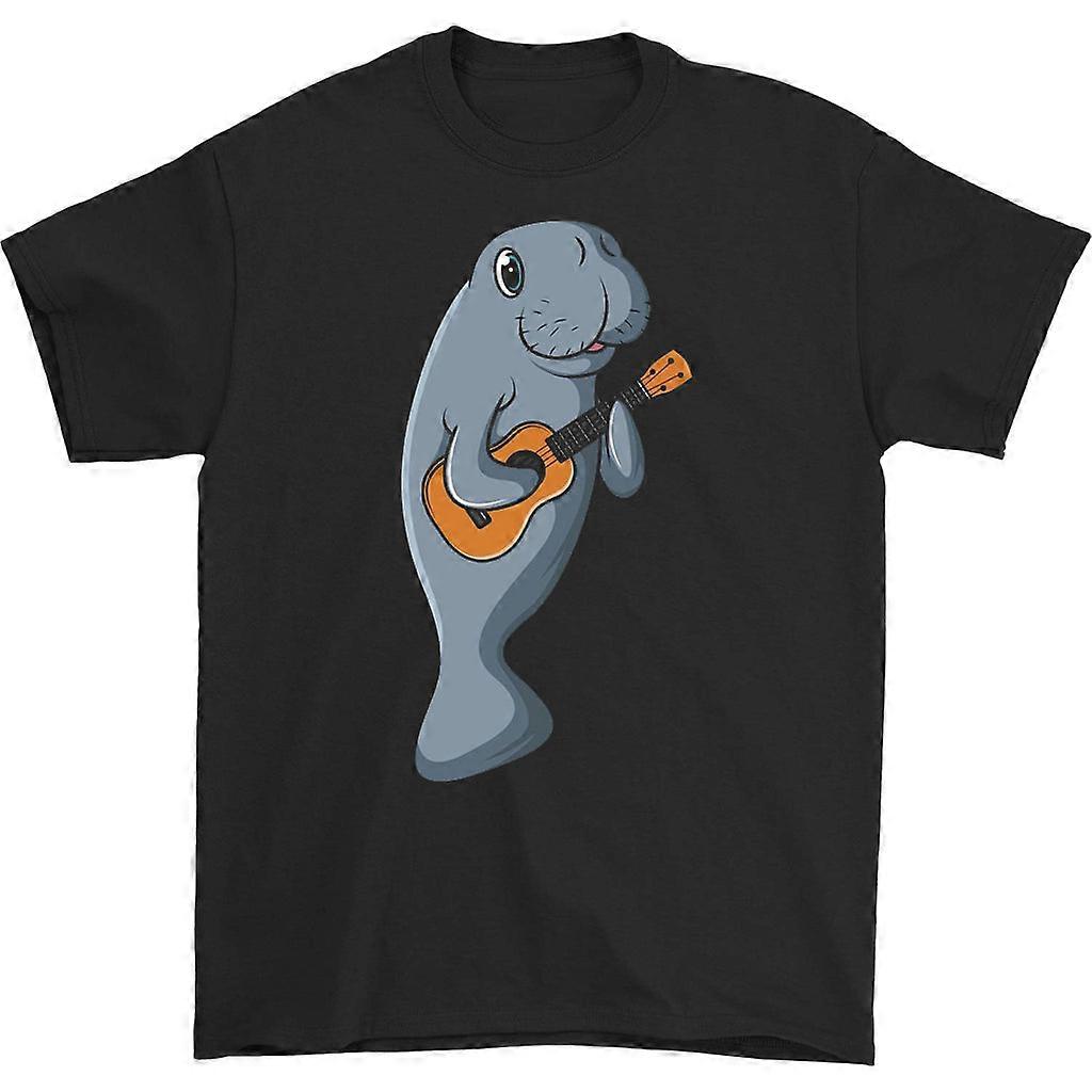 Manatee Playing A Ukulele T-shirt