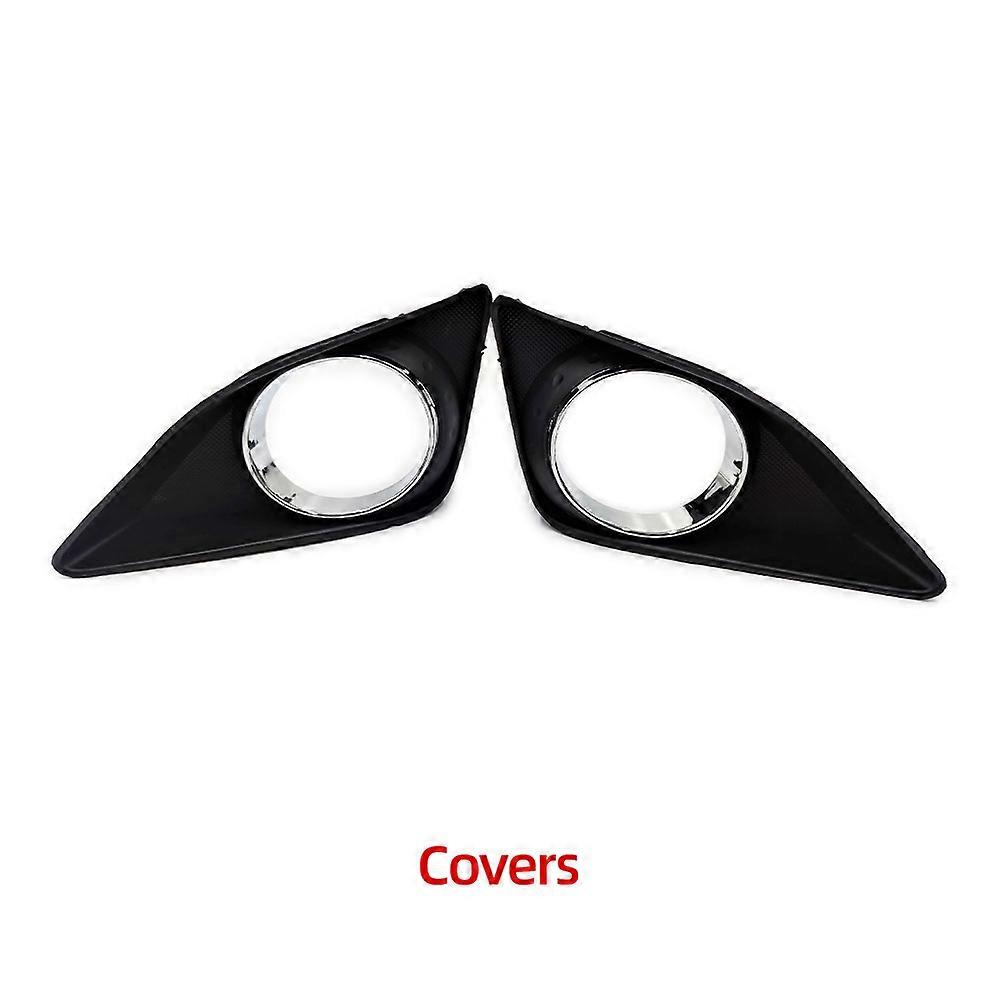 1 Set For Toyota Corolla 2008 2009 2010 Led Fog Lights Fog Lamp Assembly Fog Light Cover Grill Headlight Foglights Frame Frames
