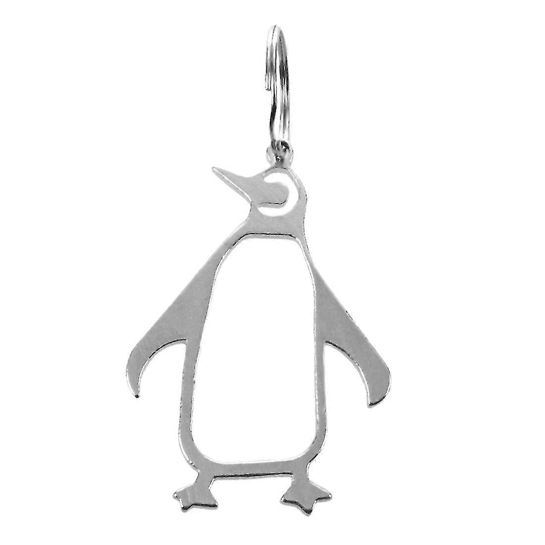 penguin aluminum opener keychain opener