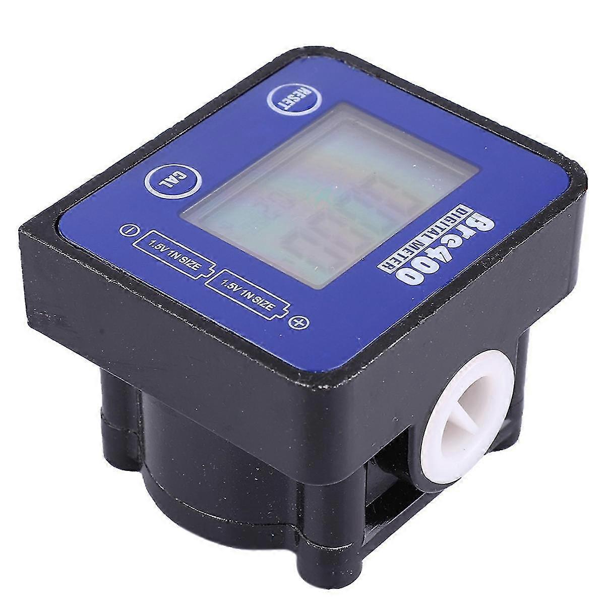 Digital Meter High Accuracy Flowmeter Gauge Blue Lcd Display For Chemicals Liquid Water Ultrasonic