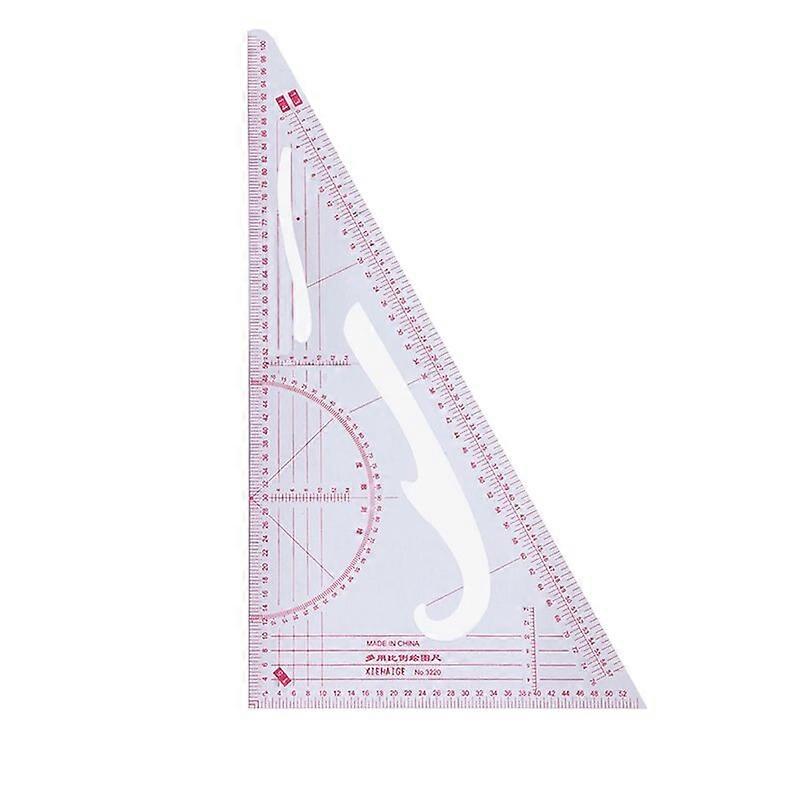 G5AB Multi-function Triangular Scale Ruler Measure Plastic Dressmaking Tailor Sewing