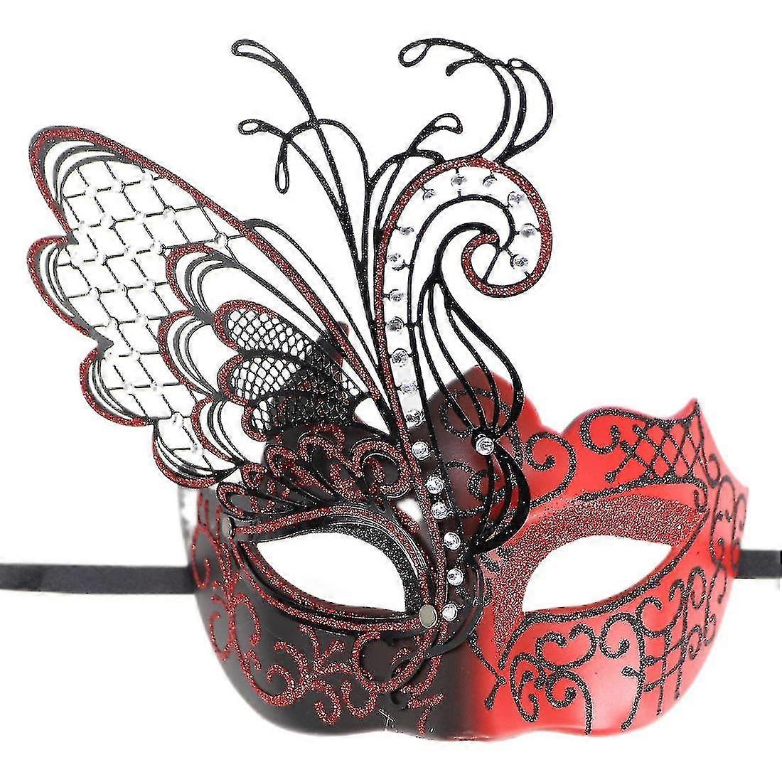 Máscara De Encaje De Mariposa Para Fiestas - Accesorio Elegante Para Halloween, Carnaval O Eventos Especiales