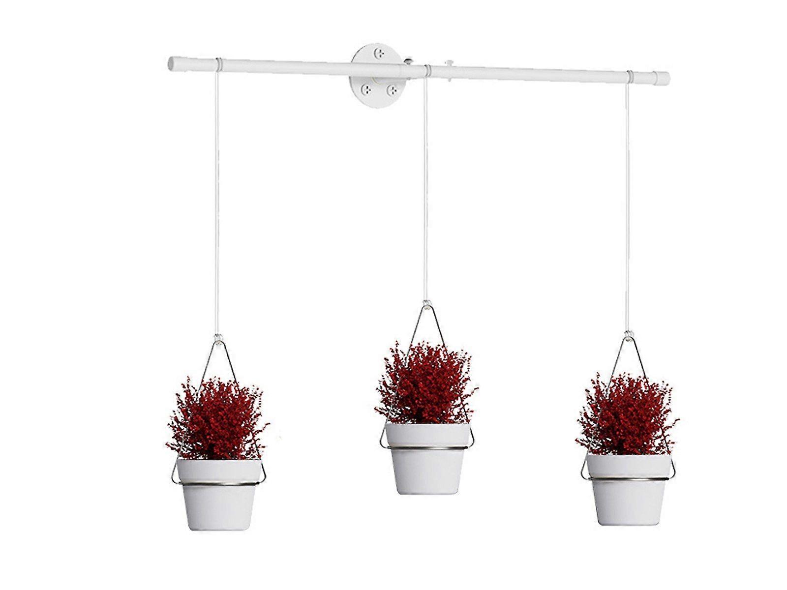 1Pc Detachable Triflora Hanging Planter - Black