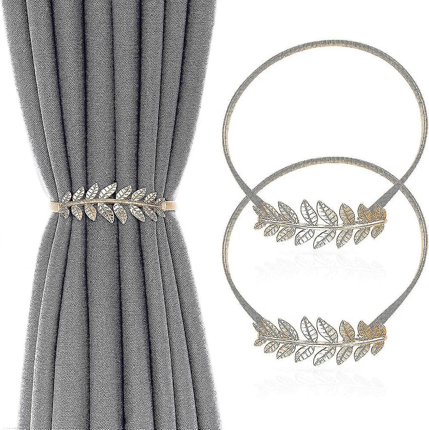 2 Pack perdea perdea reglabil decorative din aliaj perdea curele perdea Clip