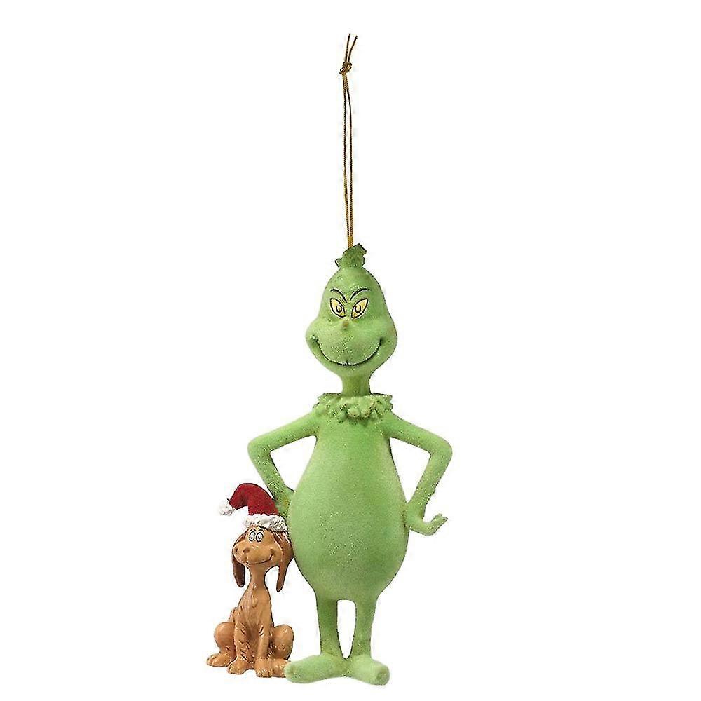 Merry The Grinch Ornt Xmas Tree Hanging Doll Pendant Home Car Rat