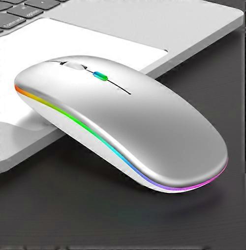 3 Keys RGB Backlit Silent Bluetooth Wireless Dual Mode Mouse