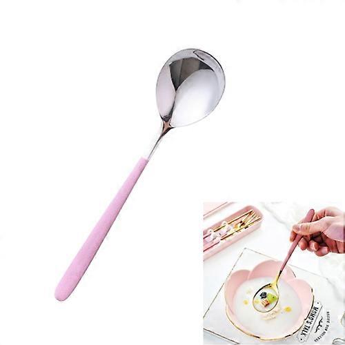 Simple Stainless Steel Titanium Plated Rice Spoon