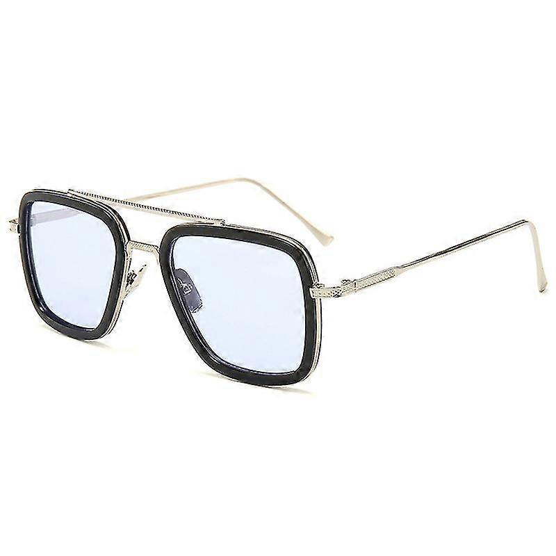 Sunglasses Retro Square Glasses Eyewear