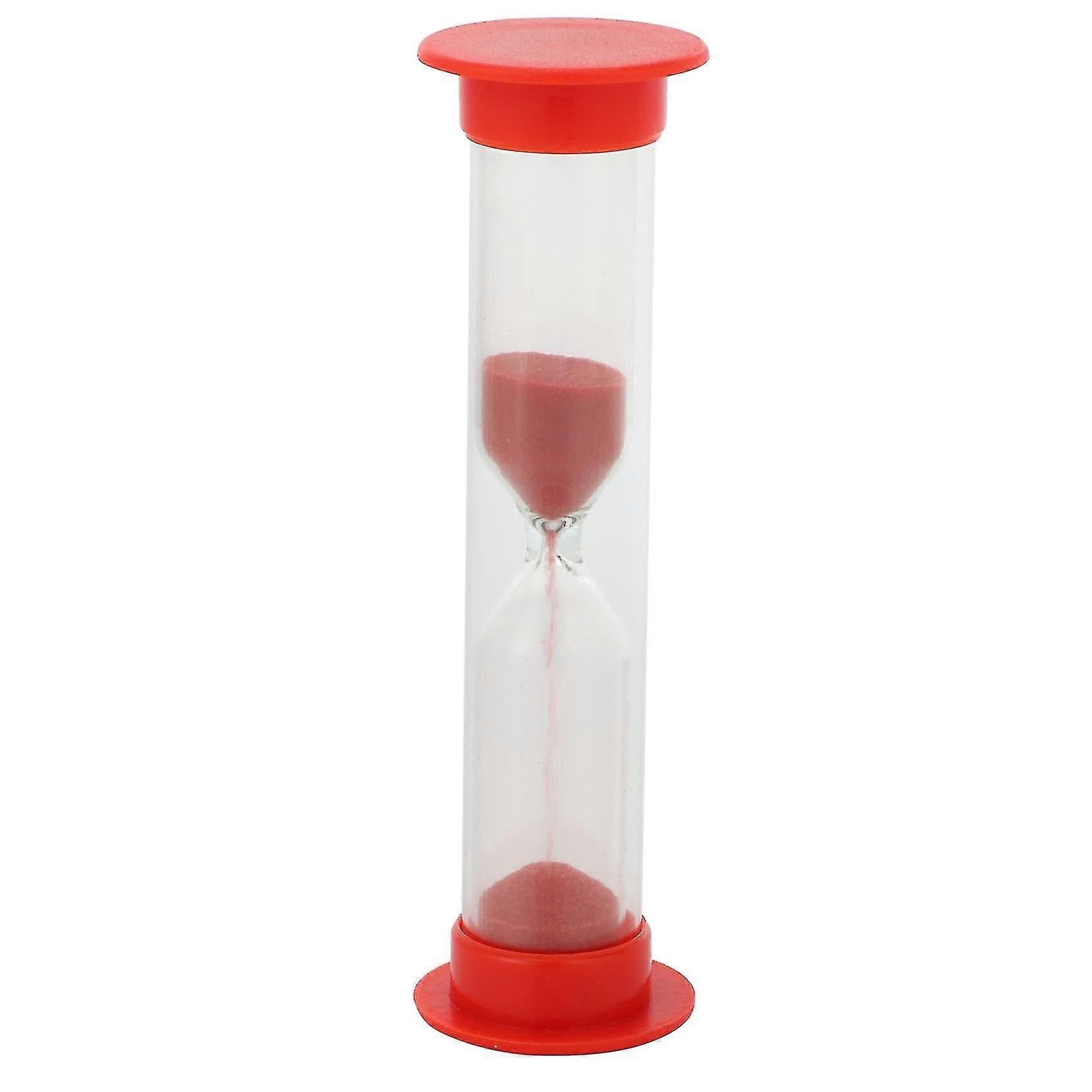 1 Minute Cute Plastic Sand Timer Red