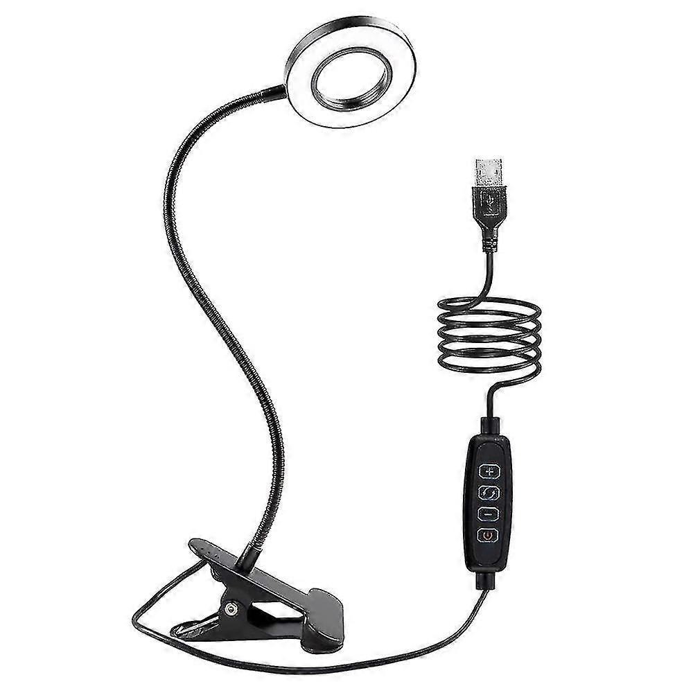 Brightness Eye Protection Book Clamp Light 360 Flexible Clamp Lamp For Desk Headboard