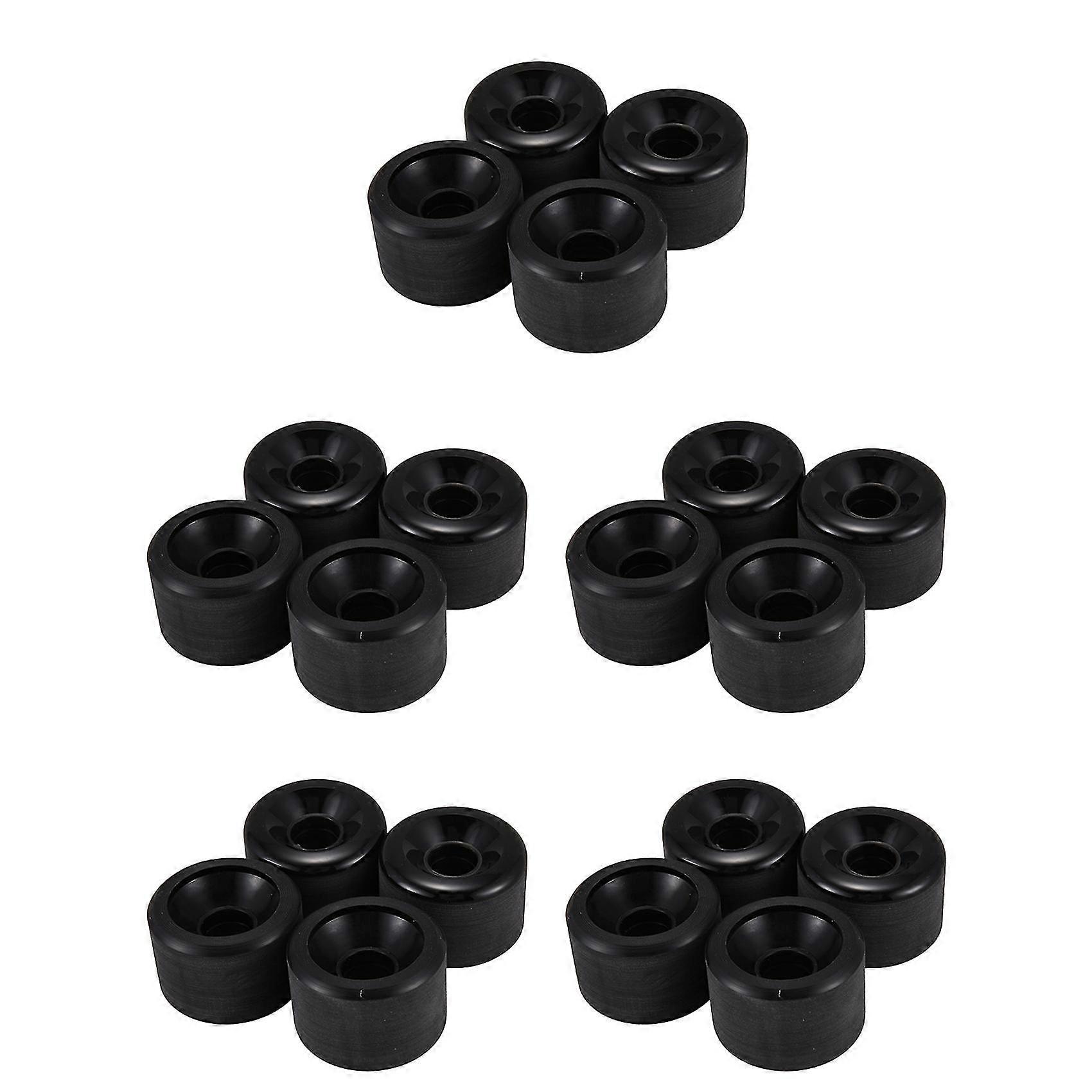 20 Pack Skateboard Wheels Elastic Pu Wearable Flexible Durable 65x45 Pu Skateboard Wheels Sports Bl
