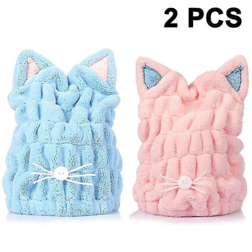Microfiber Hair Drying Towels, Cute