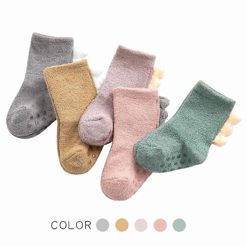 5Pairs Baby Socks Thickening Sleep