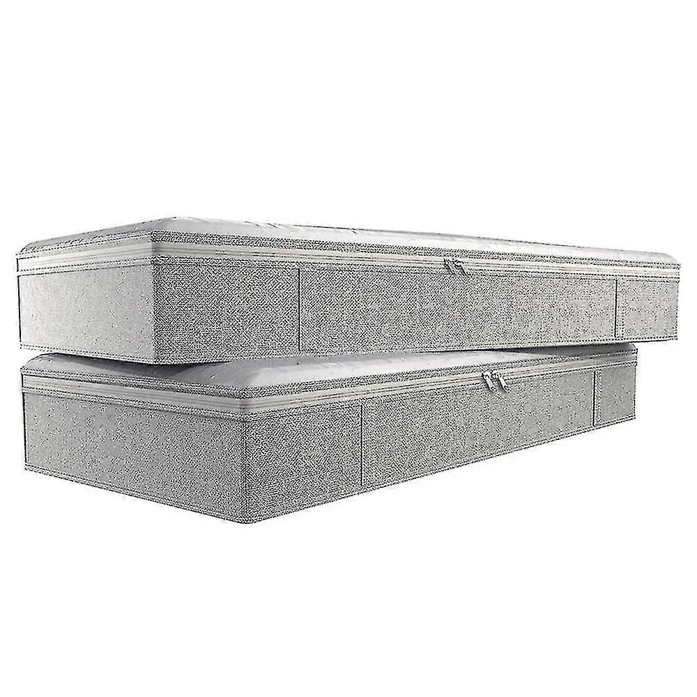 Foldable Under Bed Bags Large Under Bed Storage Boxes Thick Breathable Underbed Clothes Storage Bag