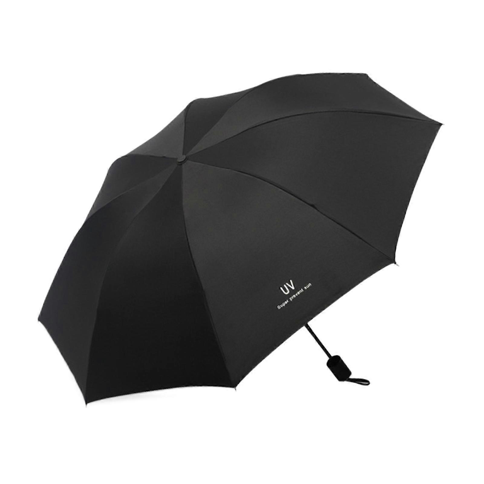 Folding Umbrella Compact UV Protection Tri-fold Umbrella Windproof Rainproof Travel Umbrella for Outdoor