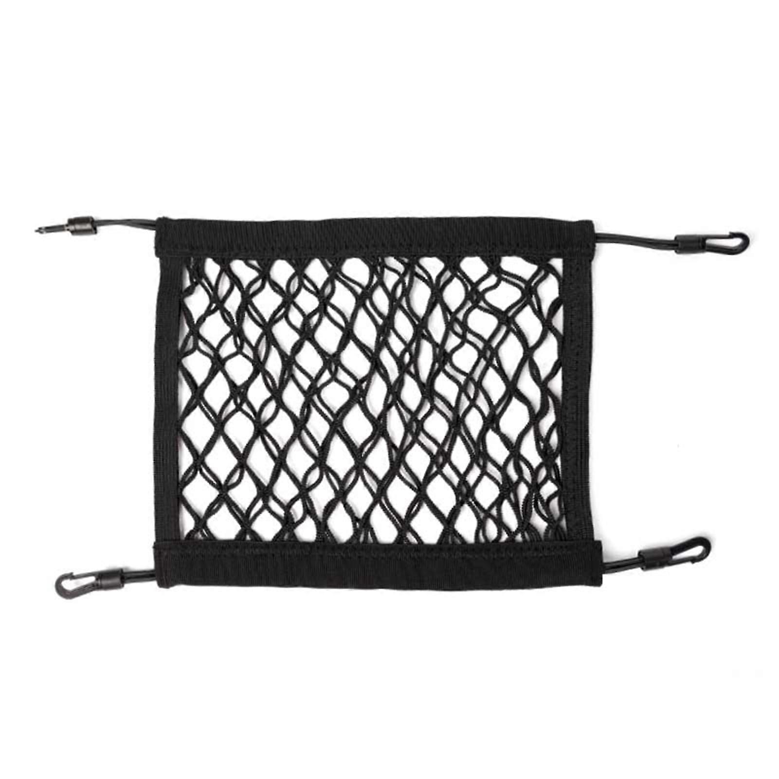 Kaesi Deck Pouch Elastically Scalable High-Strength Wear-Resistant High Capacity Fine Workmanship Safety Storage with 4 Clips Kayak Surfing Mesh Bag f