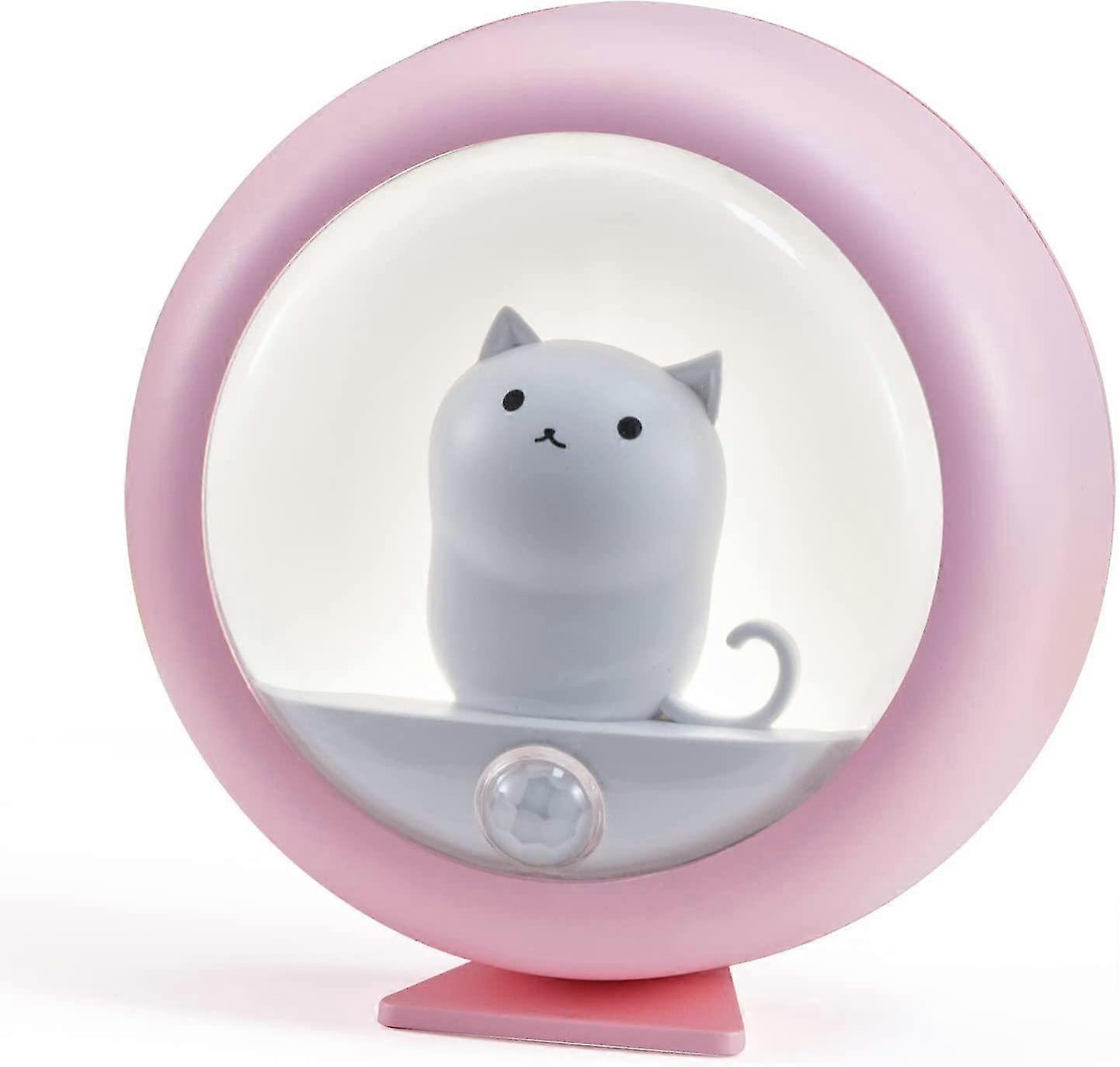 2024Motion Sensor Night Light,Magnetic Rechargeable Bedside Lamp,Adjustable Brightness Motion Sensor Lig