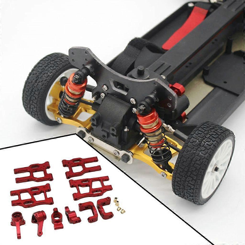 10x Vorne Hinten Unterer Querlenker CNC Bearbeitung Arme für LC Racing Ptg-2 1/10 RC - golden