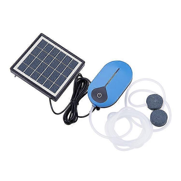 Solar Powered Oxygenator Air Stone Aerator Pond Water Oxygenator Oxygen Pump