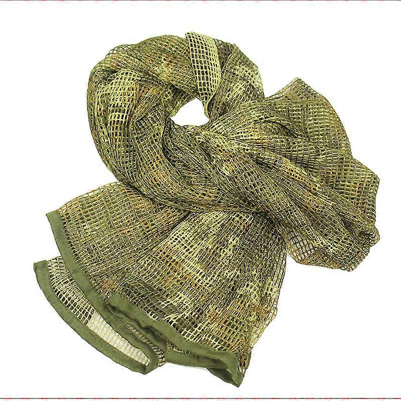 Écharpe tactique en maille Sports de plein air poulet camouflage grande écharpe en maille Field Army fan camouflage mesh-Camo Mesh Net Écharpe tactique pour la chasse Shootin