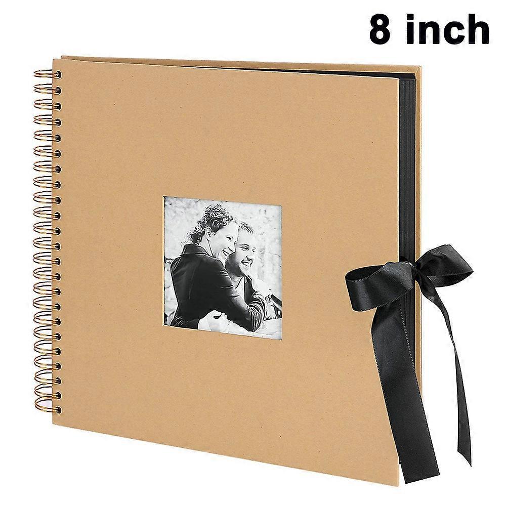 Cherished Scrapbook Album - 30 Pages (8 X 8 Inch) with Window and Ribbon Closure