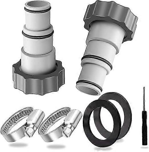 Suitable for INTEX filter pump interface 1.25" to 1.5" hose conversion adapter A