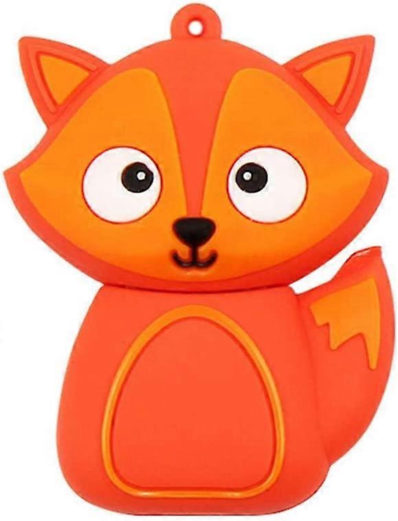 32GB USB 3.0 Memory Stick Cartoon USB Flash Drives Cute Fox Pendrive Thumb Drive USB Stick External Data Storage
