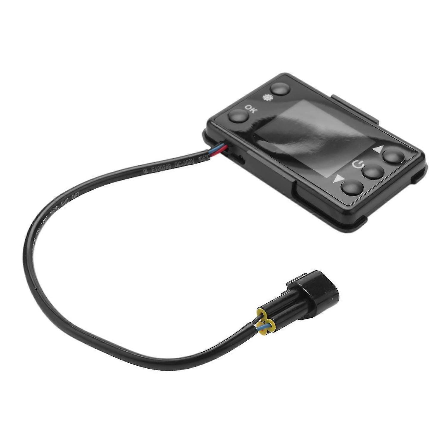 12v/24v 3/5kw Lcd Monitor Parking Heater Switch Car Heating Device Controller Universal Compatible w