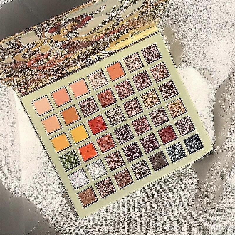 42 Color Highlight Eyeshadow Palette Waterproof Matte Glitter Pearlescent Cosmetic|Makeup Sets