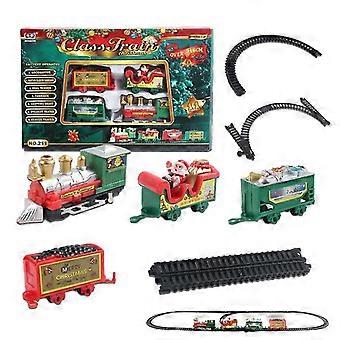 Brinquedos de trem de Natal definem trilhos ferroviários presentes de natal para crianças festa de aniversário criança