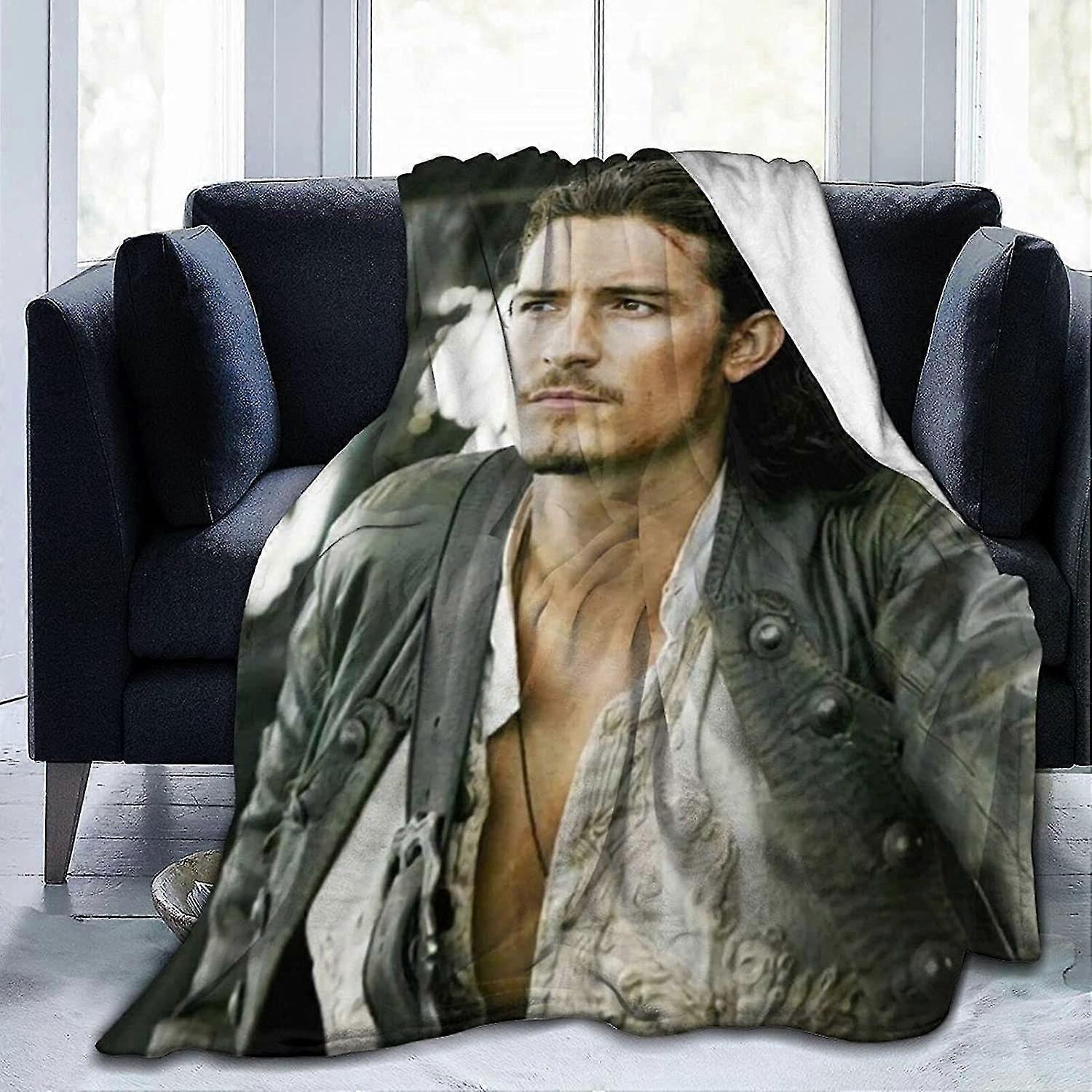 أورلاندو بلوم بطانية 3D طباعة بطانية الضأن أفخم بطانية الفراش ديكور بطانية لغرفة المعيشة غرفة نوم النوم ديكور -S269