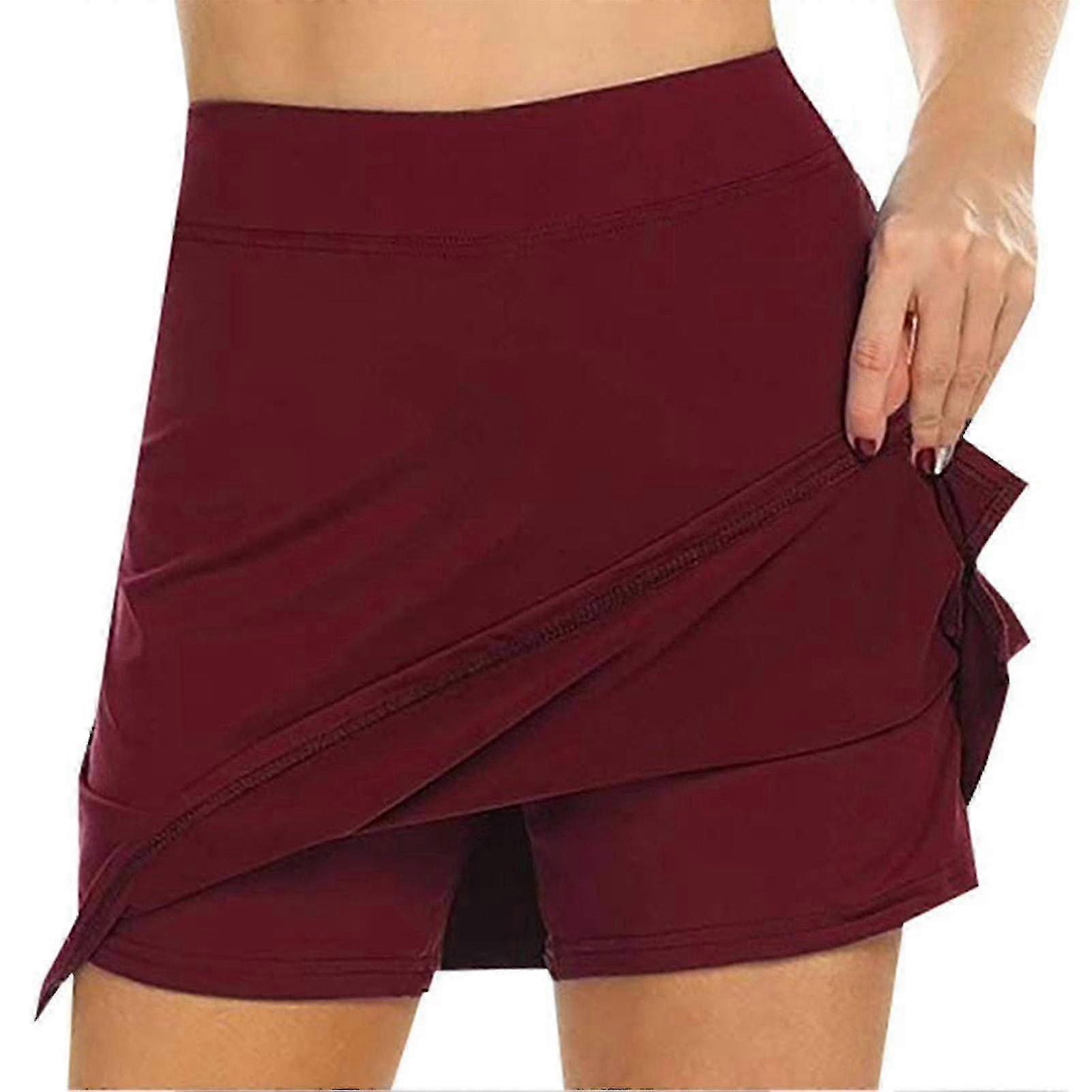 Anti-chafing Active Skorts Super Soft Comfortable Women's Athletic Lightweight Skirts With Shorts-Yvan