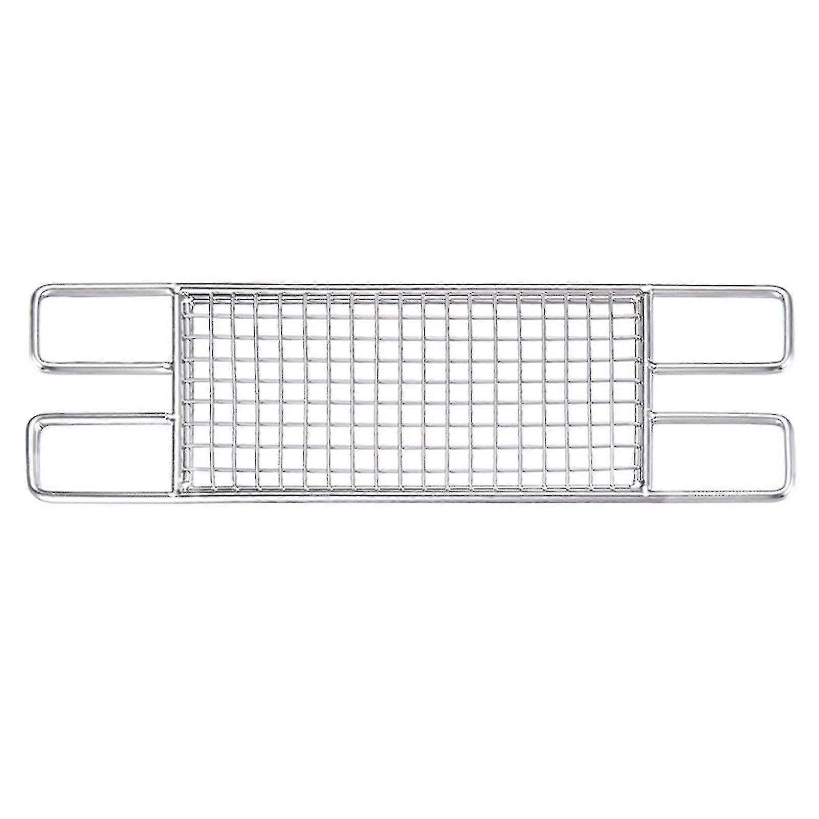 -use Barbecue Grill Portable Less Steel Ometric Grid Net Rack For Outdoor Activities