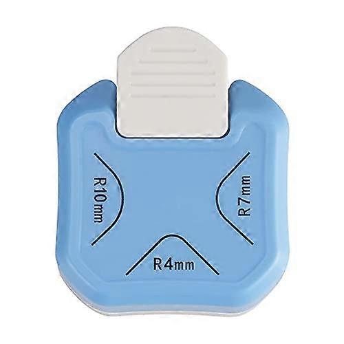 قاطع الزاوية الورقية 4 مم 7 مم 10 مم 3 في 1 متين الزاوية المستديرة لكمة للحرف الورقية صفح مشاريع DIY صنع بطاقة القاطع وسجل القصاصات