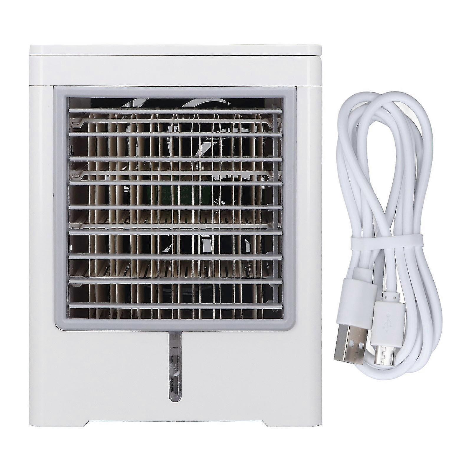 3-Speed Portable Air Cooler with 470ml Capacity and Timer, Touch Button Control