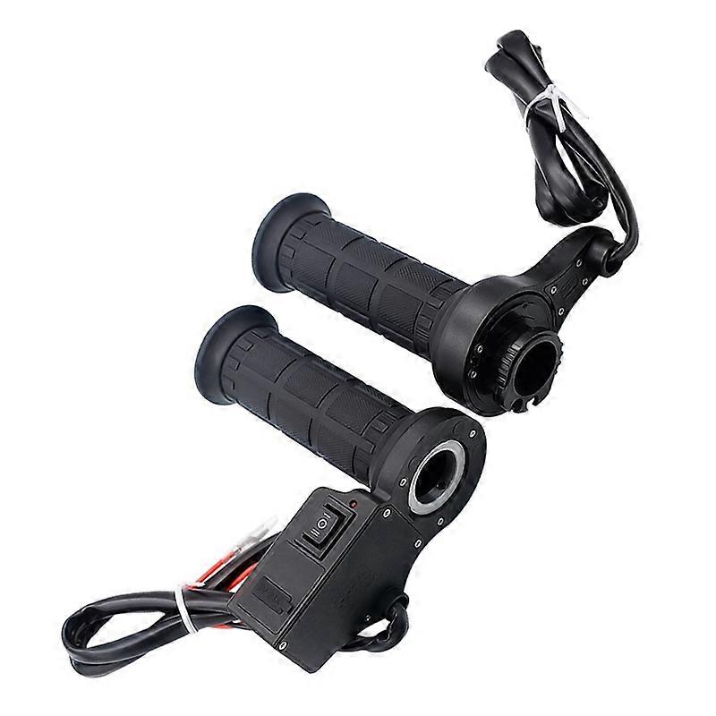 Heated Motorcycle Handle, Motorcycle Electric Heated Handle, Adjustable Handlebar, 12V,Green Light