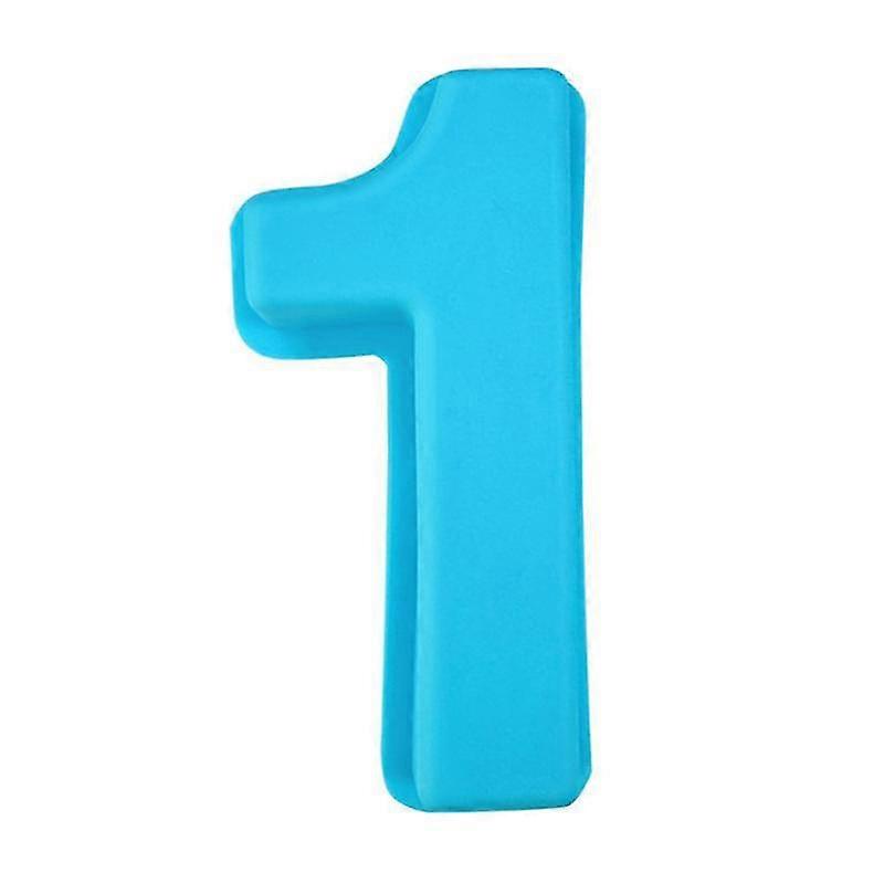 Flexible Cake Mold Non-stick Silicone Clear Texture 3D Numbers Baking Mold Home Decor