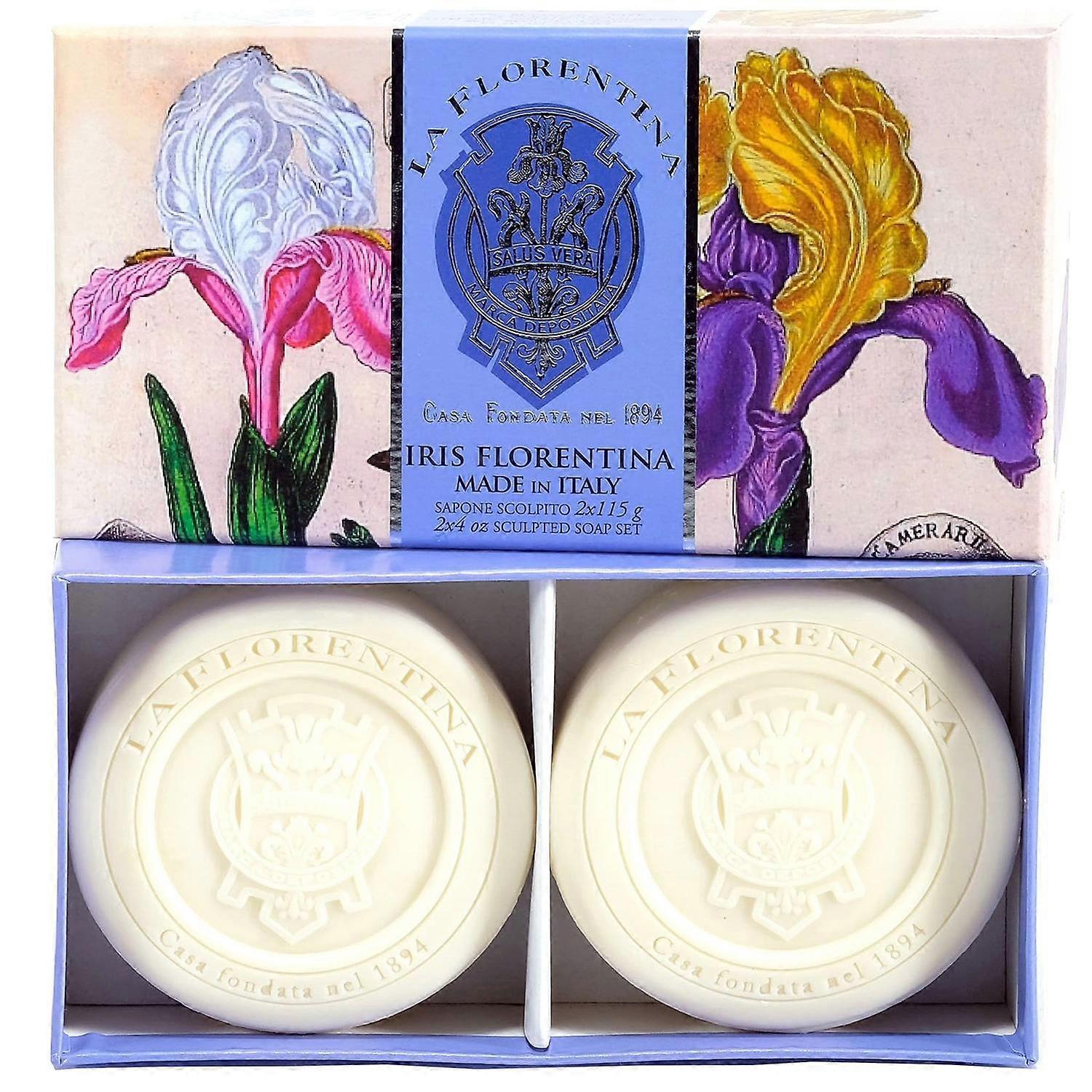 La Florentina Iris 2 Round Soaps 115 g