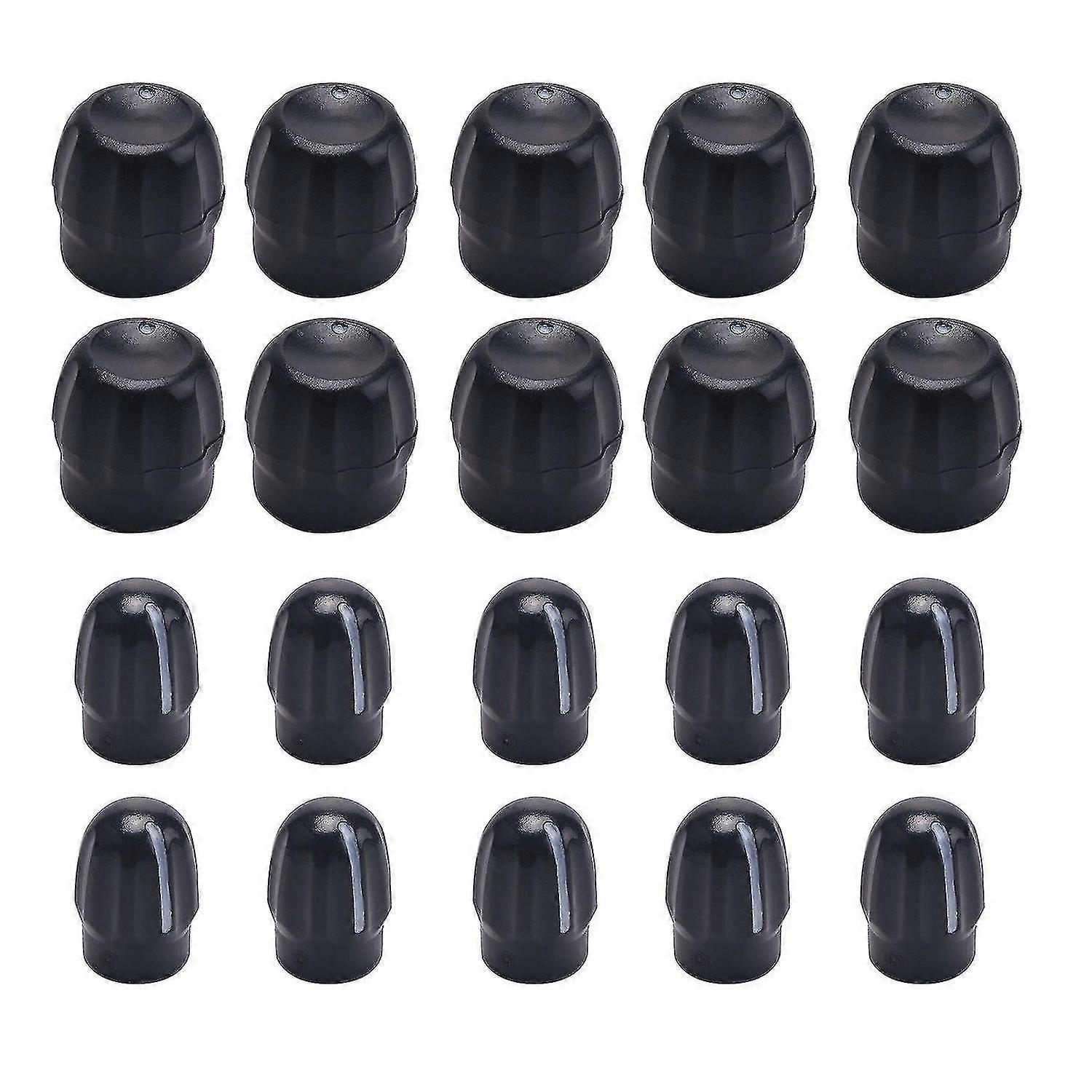 10pairs Volume Knob + Channel Selector Knob Compatible with Motorola Two Way Radio Cp040 Ep350 Gp328