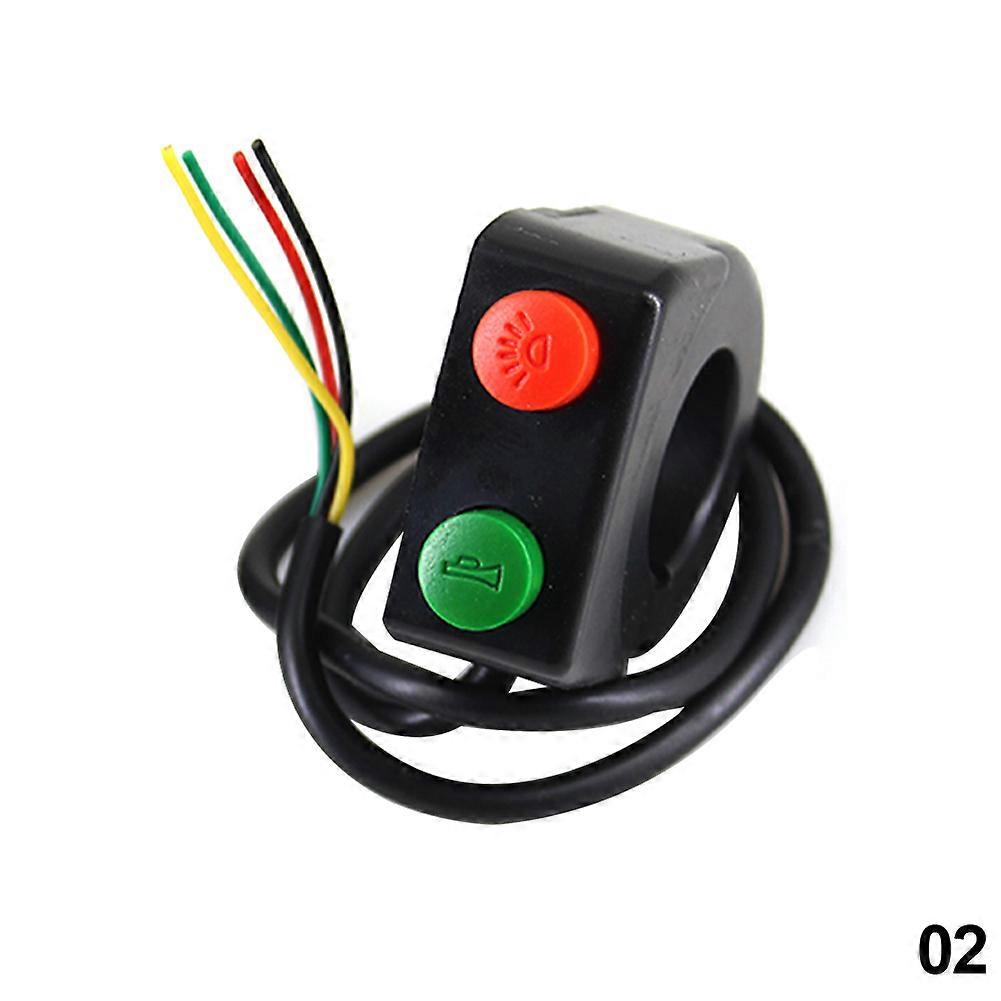 22mm Motorcycle Handlebar Switch Electric Bike Scooter Horn Turn Signals On/Off Button Light Switch Accessories