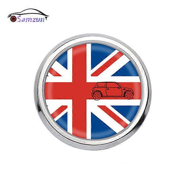 Car Interior Auto Accessories Front Grille Emblem Badge Air intake Stickers For MINI Cooper One JCW S F55 F56 F57 F60 R50 R52 R53 R55 R56 R60Vehicle D