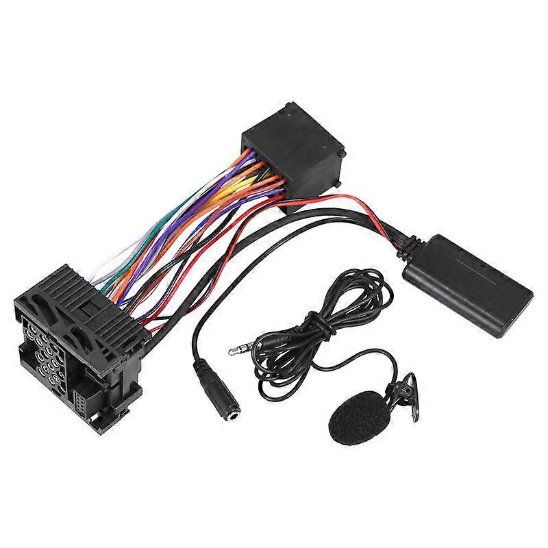 Bluetooth 5.0 Music Audio Adapter Microphone For BMW E46 E64 E60 E66 E80 E81 E82 E90 3 Series 2002-2006 CD Audio Cable Adapter