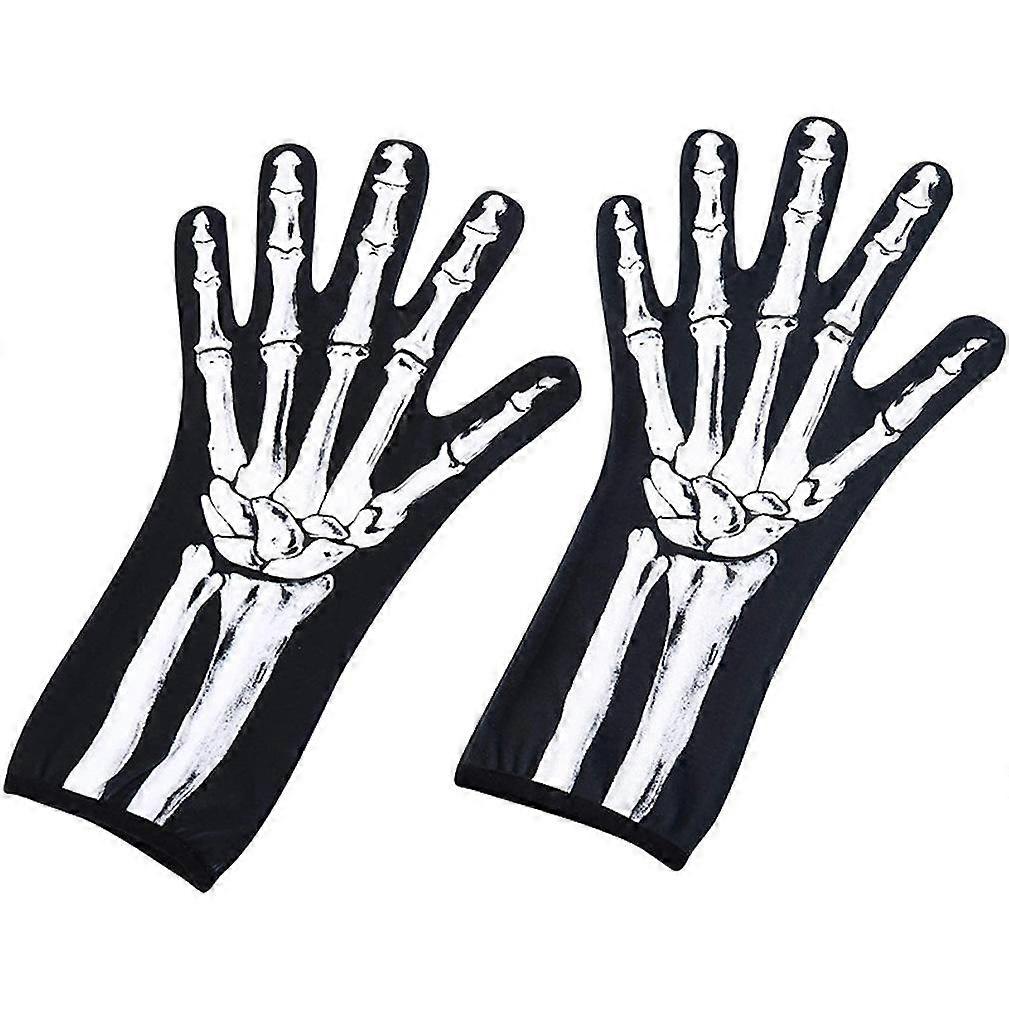 Simulation Skeleton Cosplay Gloves Halloween Scaring Toys