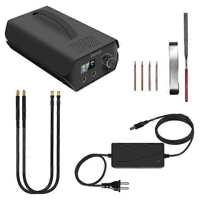 DIY Welding Equipment LCD Display Battery Spots Welding Machine 120 Gears Adjustable Farah Capacitor Lithium Battery