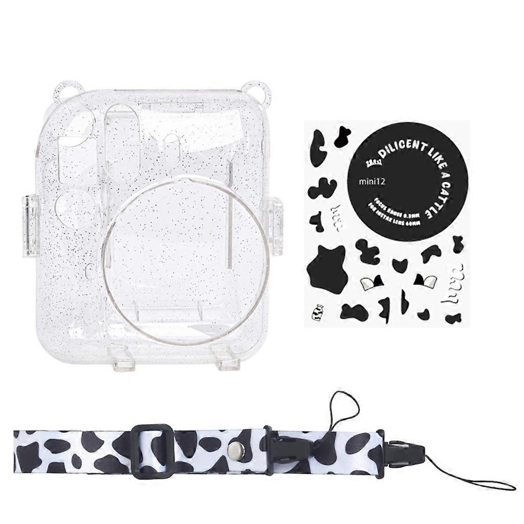 Transparent Camera Case Removable Strap Precise Design for Mini12 Camera
