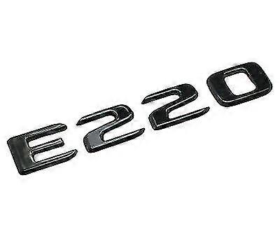 מבריק שחור e220 מכונית אות מספר סמל תג אתחול אחורי עבור מרצדס בנץ