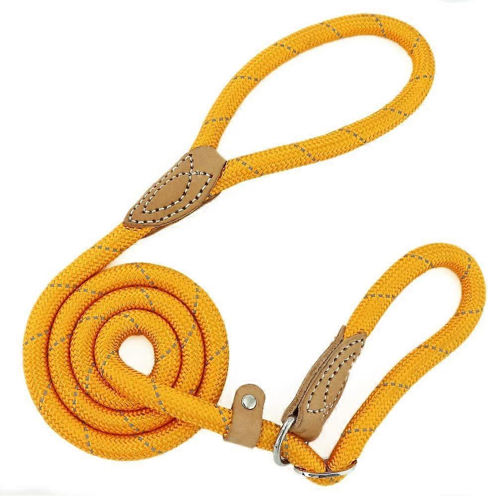 Small, Medium And Large Pet Training Lasso Reflective Leash Strap-150 Cm Long (Orange)