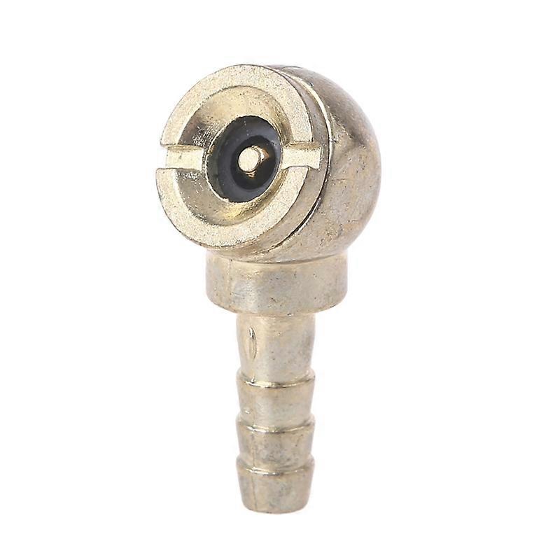 Tyre Inflator Gauge Fitting Tool Direct Line Air Chuck with 8mm Hose Barb