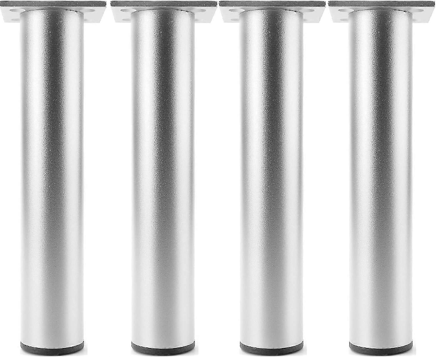 Piedini per mobili in metallo, gambe per mobili, piedini rotondi per divani, piedini per letti di ricambio in lega di alluminio, piedini per frigo ...