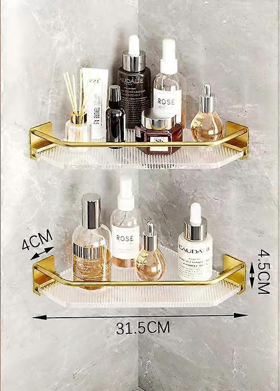 מדפי אמבטיה שמפו מחזיק אחסון איפור מארגן מטבח בר מגבות אחסון מותקן על הקיר לאביזרי אמבטיה למטבח